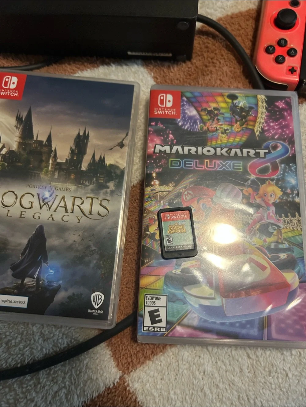 Nintendo Switch Console with Neon Red & Neon Blue Joy-Con Controllers